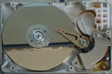 picture of an open hard disk