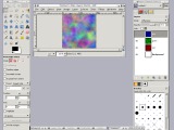 GIMP screen with the plasma pattern