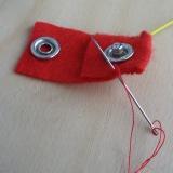 stitching the pocket